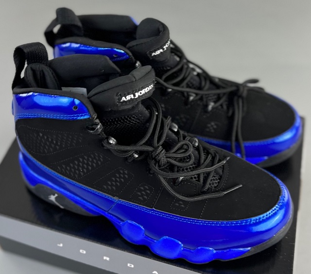 Air Jordan 9 Retro Black Blue [Cheap Jordans Shoes 9 9]